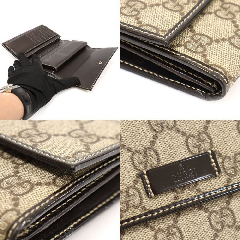 Pvc Gg Logo Joy Continental Organizer Long Wallet - Picture 6 of 7